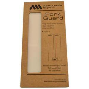 All Mountain Style AMS Honeycomb Fork Guard - Clear - Silver