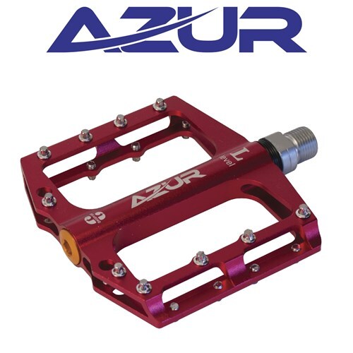 Azur Clutch Pedal - Red MTB Sealed bearing