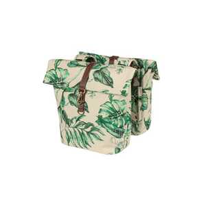 Basil Ever Green Double Pannier Bags Sandshell Beige 32L
