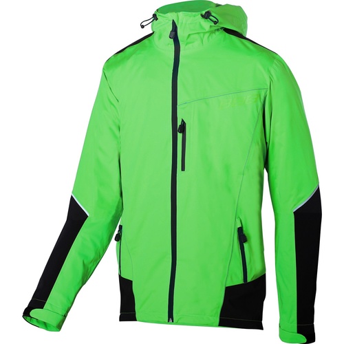 BBB DeltaShield Cycling Men's Rain Jacket Black/Green