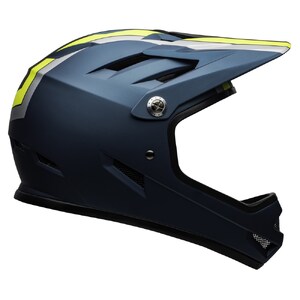 #BELL SANCTION MATT BLU/HI-VIZ (MD) 20