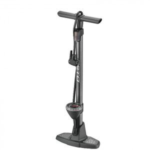 Beto Floor Pump - Steel Barrel - Composite Handle & Base - 2.5 Inch Gauge - Tri - Valve SV/PV/Dunlop Head