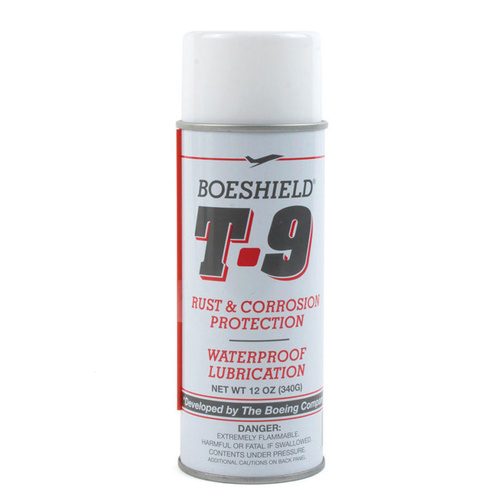 Boeshield T9 12Oz Bike Chain Lube T-9 Aerosol Spray Lubricant WaterProof Wax