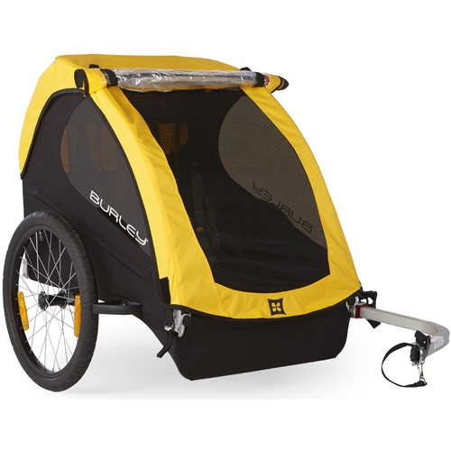 Burley Bee Double Yellow Child Trailer 2023
