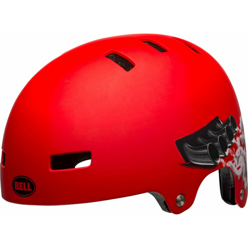 Bell Division Bike BMX Scooter Helmet Red Daytona