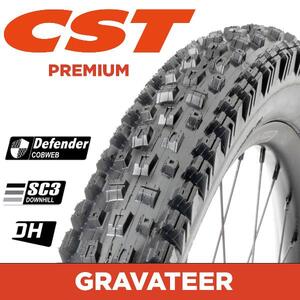 CST Tyre Gravateer CMT-03 - 27.5 x 2.5 Folding - DK60 EPS Downhill Casing 3C Comp - Tubeless Ready