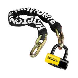 Kryptonite New York Fahgettaboudit Chain 1410 with New York Disc Lock 14mm x 100mm
