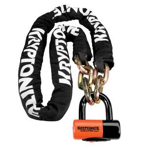 Kryptonite New York Chain 1217 with Evolution Series 4 Disc Lock 12mm x 170mm