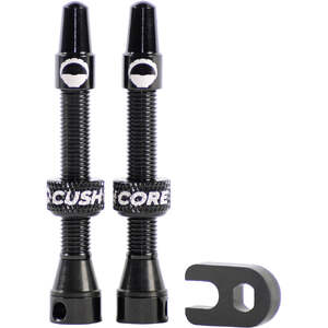 CushCore Tubeless Valves - Black - 44mm