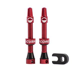 CushCore Tubeless Valves - Red - 55mm