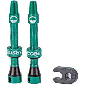 CushCore Tubeless Valves - Turquoise - 44mm