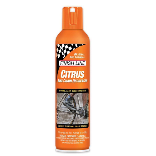Finish Line Bike Bicycle (Dg) Citrus Degreaser 355ml/12Oz Aerosol