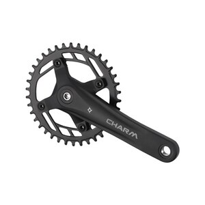 Prowheel JUNIOR Crankset - CHARM-FD04S - 140mm Length - Non Boost - 30T Narrow Wide 10spd - Square Taper 122.5mm Axle - Black