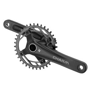 Prowheel JUNIOR Crankset - CHARM-FD04S - 155mm Length - Inc BSA 73mm BB - Non Boost - 32T Narrow Wide 9/10s - 24mm Axle - Black