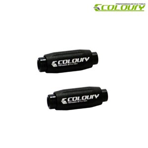 Coloury Cable Adjusters - Pair - Black
