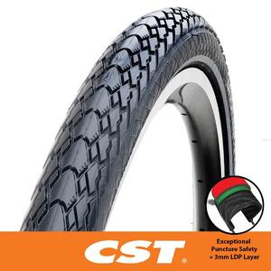 CST Tyre C1920 -700 x 38 - E-Bike Platinum Protector - Puncture Resistant 5mm Kev Layer