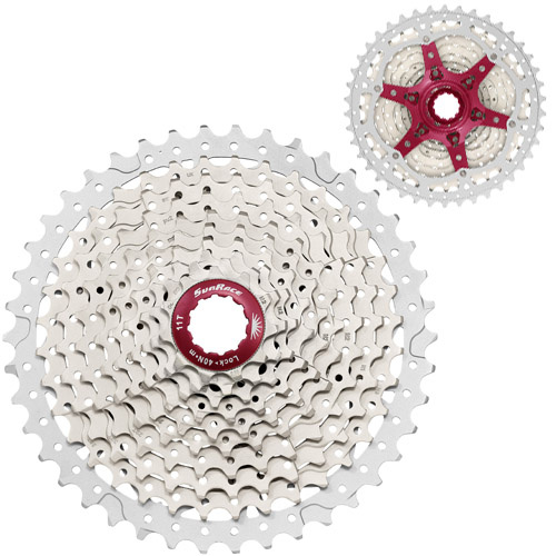 Sunrace Ms3 11-40T 10 Speed Bike Cassette SProcket Silver