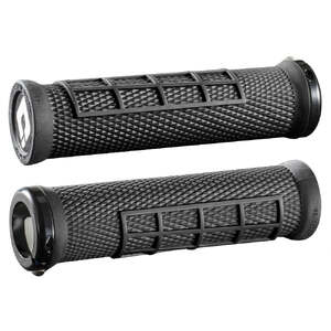 ODI Elite Flow Lock On Grips - Black With Black Clamps