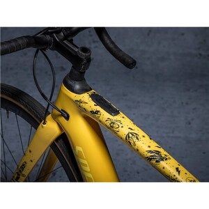 Dyedbro Frame Protection Wrap Gravel Old School Tattoo Black