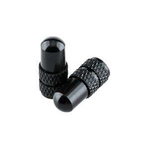 Deity Presta Valve Caps - Black - Presta - Pair