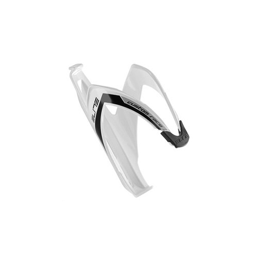 Elite Custom Race Bottle Cage White/Black