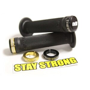 ODI BMX Stay Strong Lock On Grips 143Mm Black