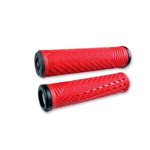 ODI Mtb BMX Cf Lock On Grips V2.1 135Mm Red / White