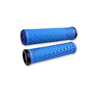 ODI Mtb BMX Cf Lock On Grips V2.1 135Mm Blue / White