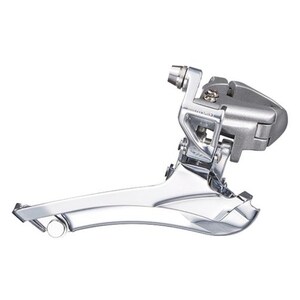 Microshift Front Derailleur - R10 FD-R712 - 2x10 Speed - 50-56T - Braze-on Mount - Silver