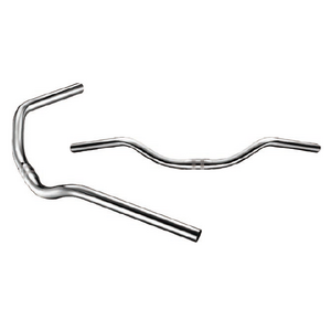 FD KOBE Handlebars - Alloy - 640mm - Silver - 25.4 Barbore - Backsweep 50 Degree - Rise 75 Degrees - Polished Silver
