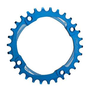 Funn Chain Ring - Solo Narrow Wide - 30T - 104mm BCD - Blue