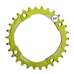 Funn Chain Ring - Solo Narrow Wide - 34T - 104mm BCD - Wasabi