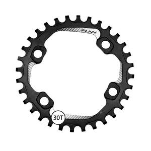 Funn Chain Ring - Solo 96 Narrow Wide - 30T - Shimano Asymmetric - 96mm BCD - Black