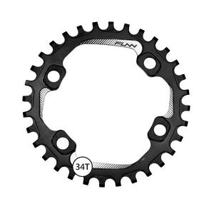 Funn Chain Ring - Solo 96 Narrow Wide - 34T - Shimano Asymmetric - 96mm BCD - Black