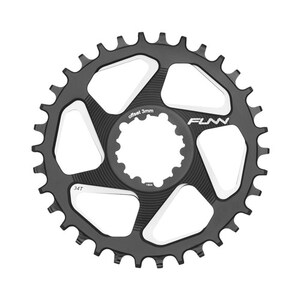 Funn Chain Ring - Solo DX Narrow Wide Boost - 34T - Sram Direct Mount -3mm offset- Black