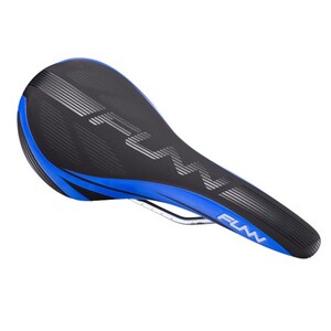 Funn Saddle - Adlib - 128mm Wide - 281mm Long - Black/ Blue