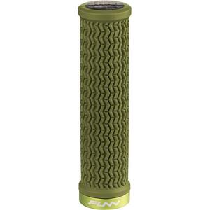 Funn Grips - Holeshot - One Sided Lock - Triple Fin - 30.5mm - Olive Green