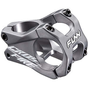 FUNN Crossfire Stem - Grey - 35mm - 35mm x 0 Degree - 1 1-8th Inch