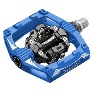 Funn Pedal - Ripper - Blue W/ Steel Gold Pins