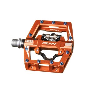 Funn Pedal - Mamba S - One Side Clip MTB Pedals SPD - Orange