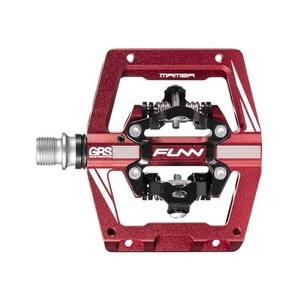 Funn Pedal - Mamba S - Two Side Clip MTB Pedals SPD - Red