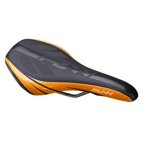 Funn Saddle - Adlib HD - 145mm Wide - 291mm Long - Water Resistant - Black/Orange