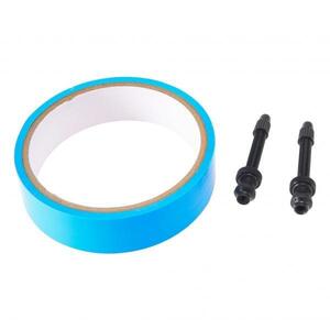 Funn Tubeless Conversion Kit - 29mm Rim Tape For DH Rims And 2 X Tubeless Valves 48mm Black