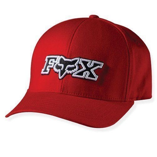 Fox Racing Mens Corpo Flexfit Hat Cap [Colour: Red] [Size: L/Xl]