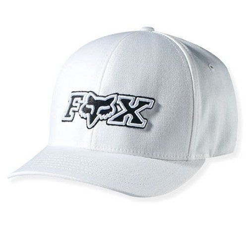 Fox Racing Mens Corpo Flexfit Hat Cap [Colour: White] [Size: L/Xl]