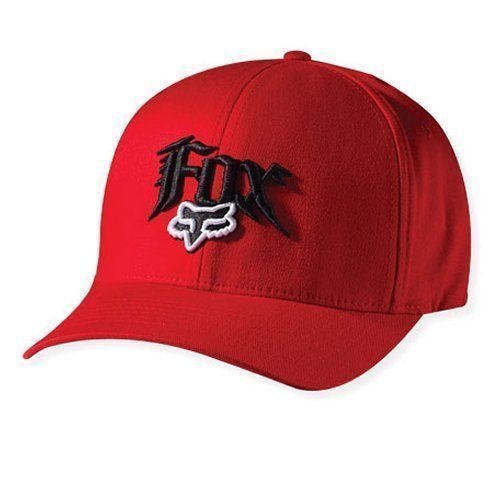 Fox Racing Mens Next Century Flexfit Hat [Colour: Red] [Size: S/M]