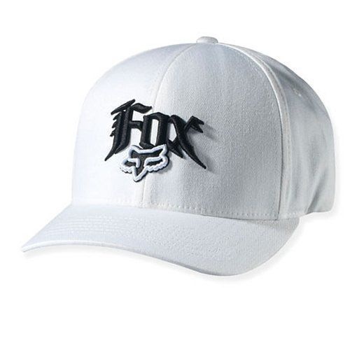 Fox Racing Mens Next Century Flexfit Hat [Colour: White] [Size: S/M]