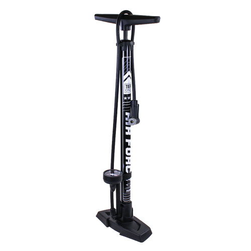 Serfas AIR FORCE TIER ONE FLOOR PUMP 2″ Analog Pressure Gauge (PSI/BAR)