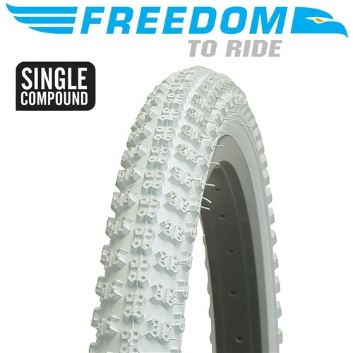 Freedom MX3 - 12-1/2"x2-1/4" White tyre