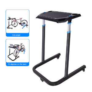 Velobici Retractable Adjustable Bicycle Table with pulley Moblie Cycling Table